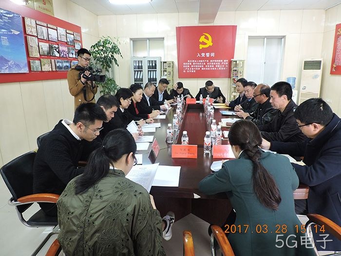 温州市市委常委、宣传部长胡剑谨一行莅临5G电子调研